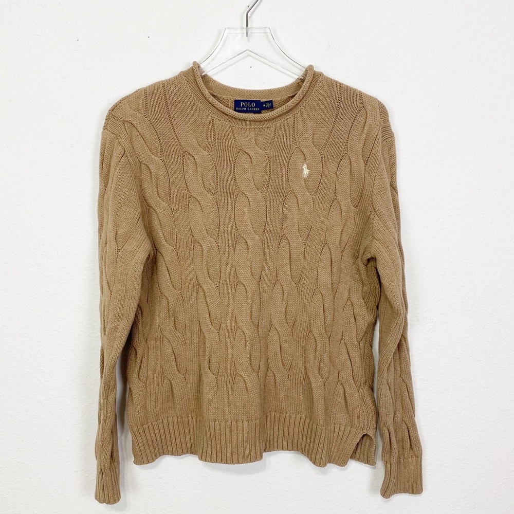 Polo Cabled Sweater